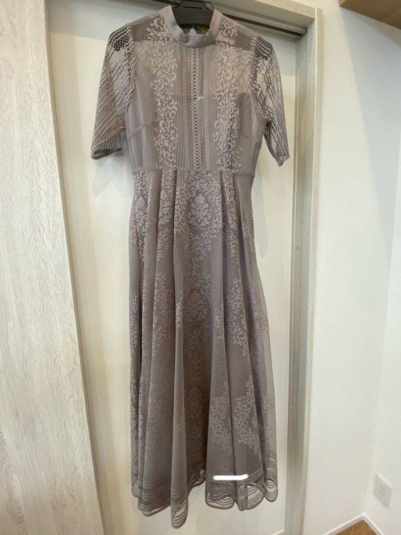 【FRAY I.D】美品_グレージュオケージョンドレス