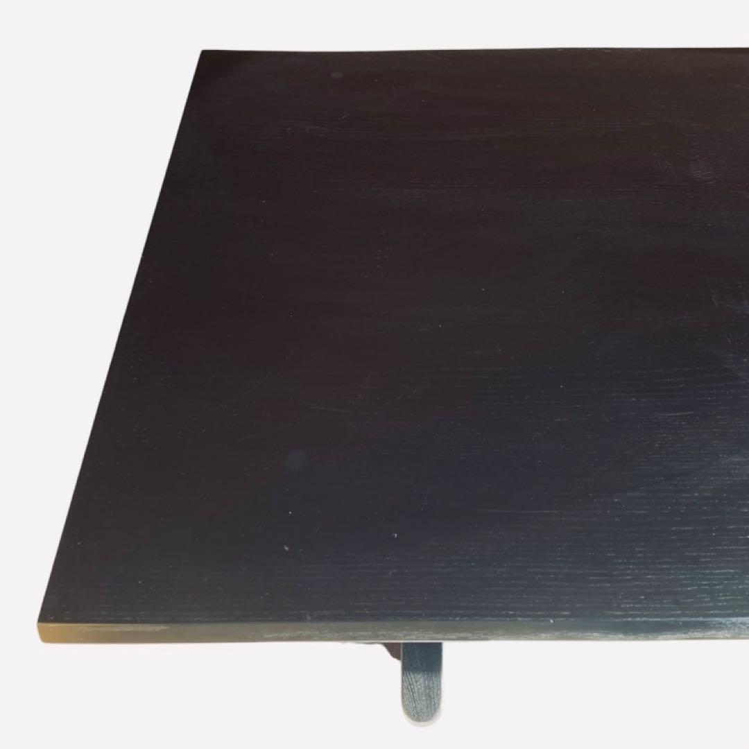 柏木工 ダイニングテーブル JG53XM 帆立脚 耳付面 オーク材 直接引取可