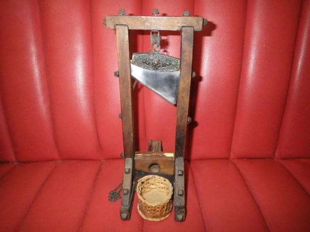 ギロチン★オブジェ★置物★シガーカッター★ビンテージ★インテリア雑貨★悪趣味