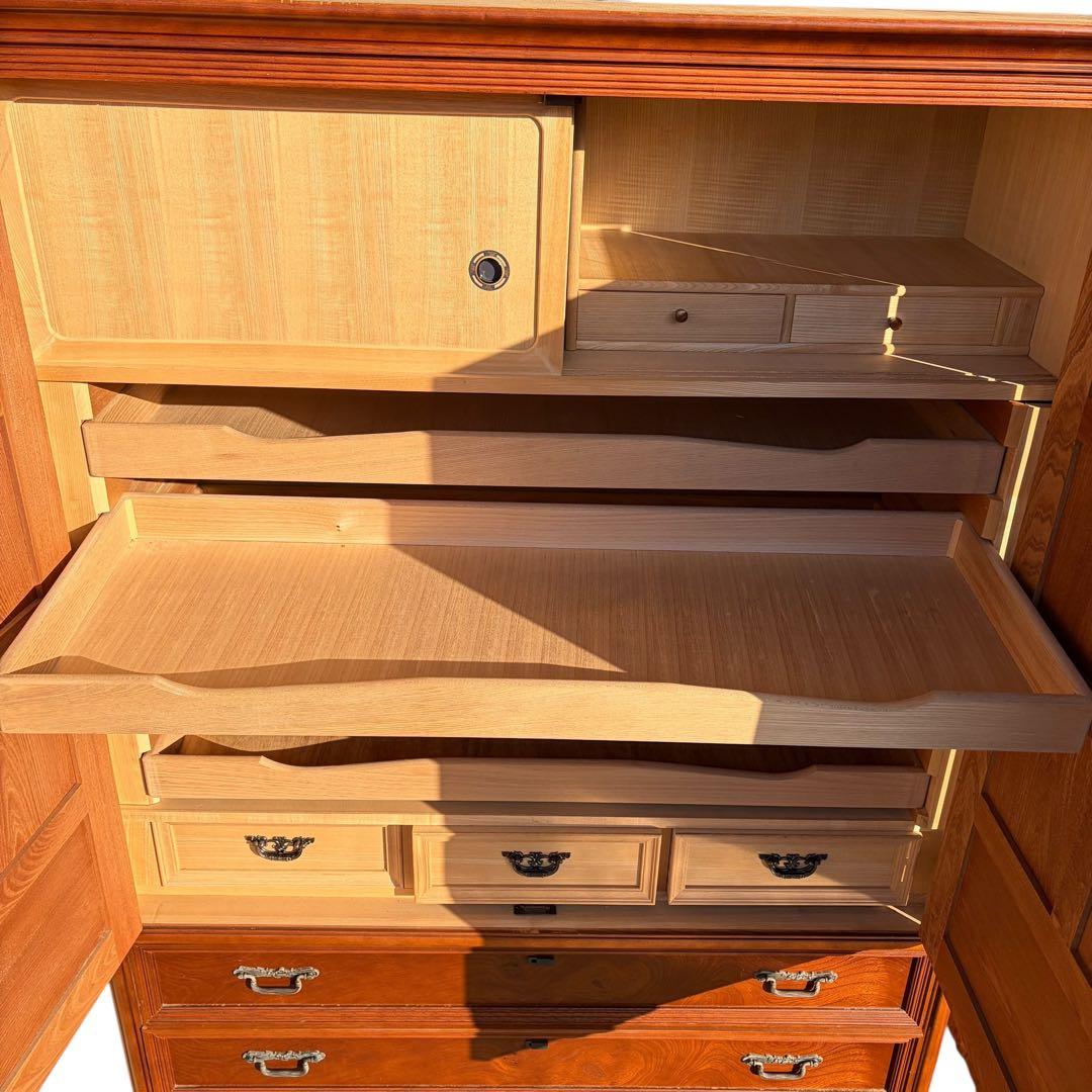 【美品】桐箪笥 桐タンス 和箪笥 10段 装飾 着物 高級