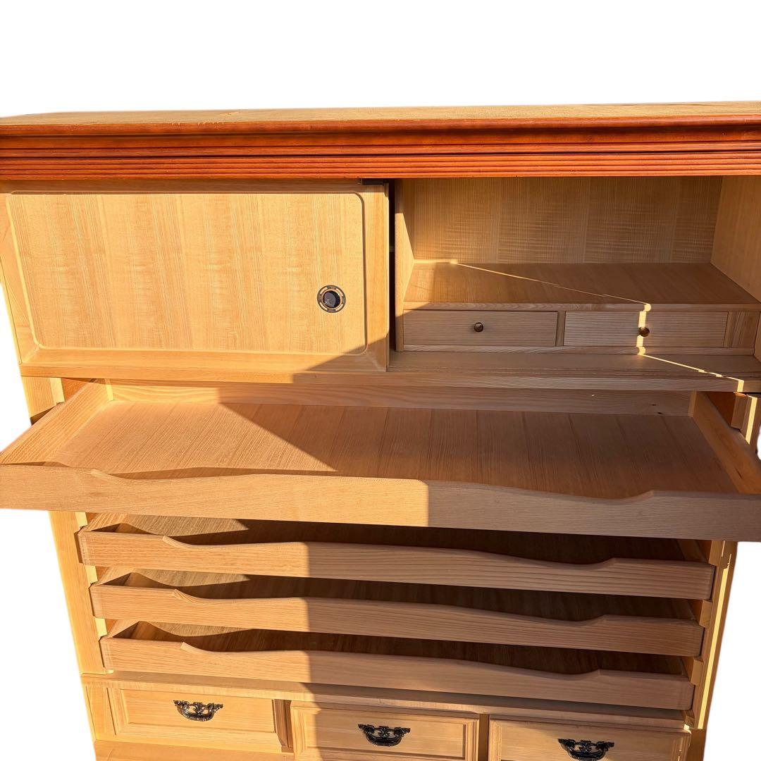 【美品】桐箪笥 桐タンス 和箪笥 10段 装飾 着物 高級