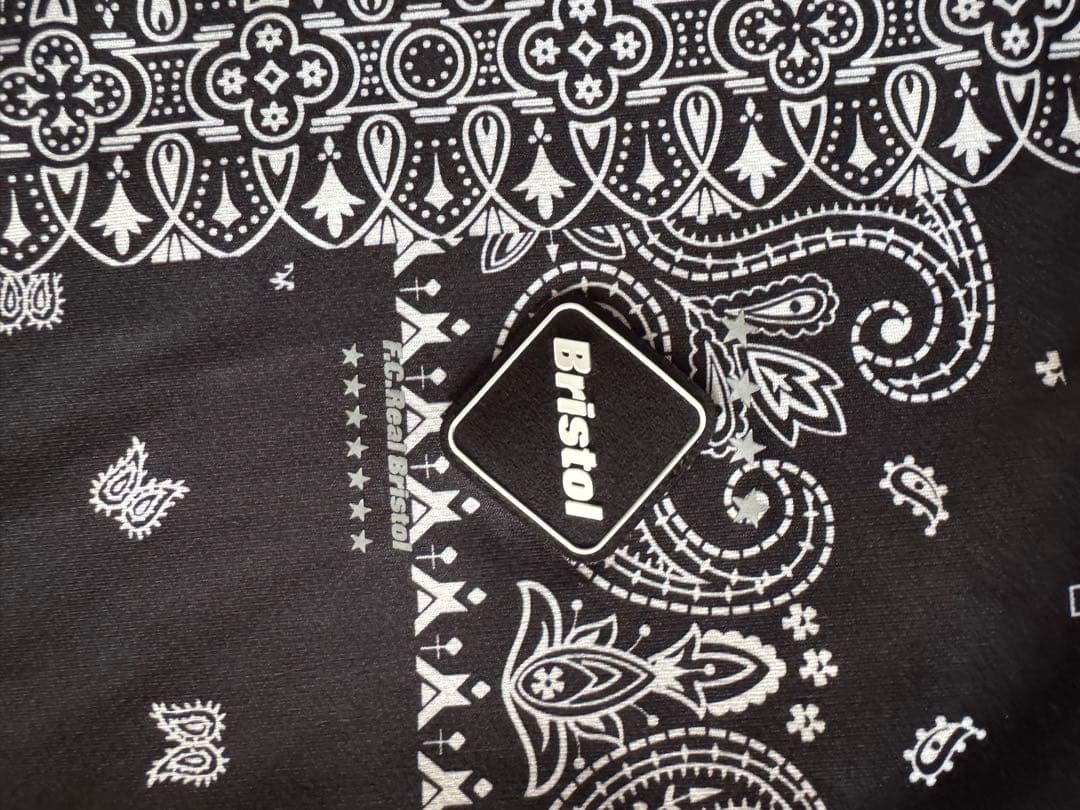 FCRB Bristol バンダナ柄　ゴルフシャツ