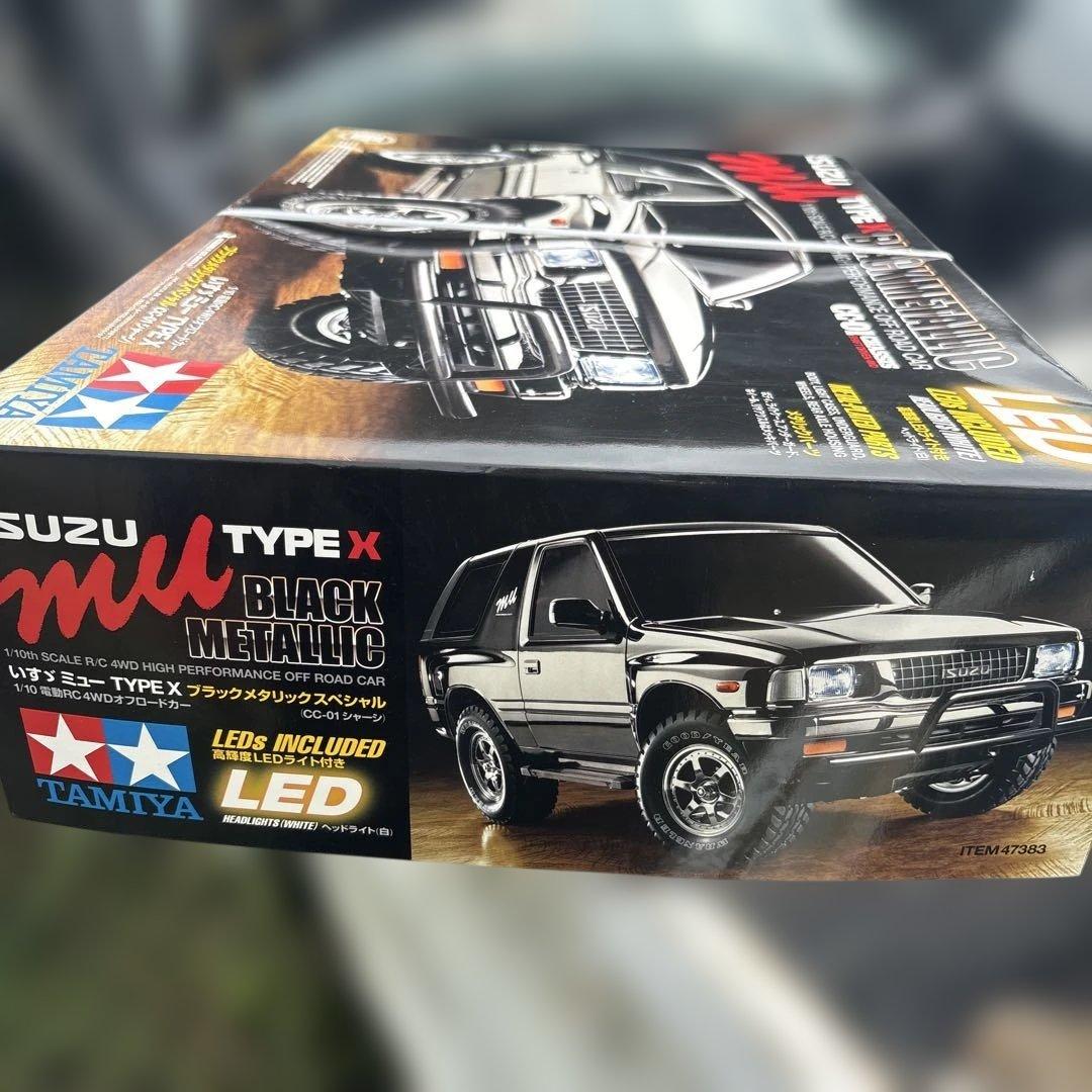 TAMIYA ISUZU MU TYPE X ブラックメタリック