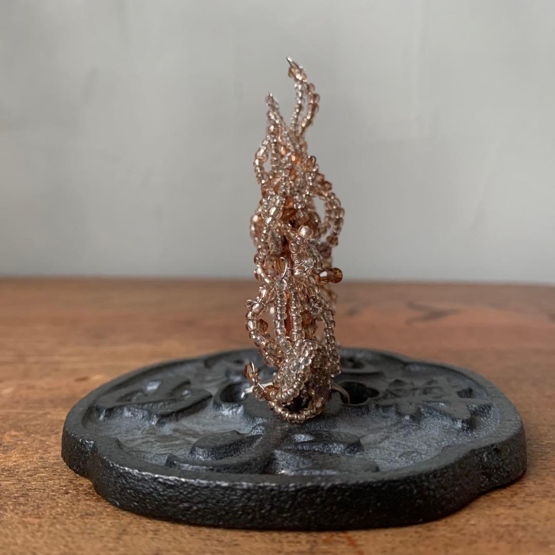 妻の作った　文鎮　風林火山　炎のたからもの　静かに燃える火のペーパーウエイト