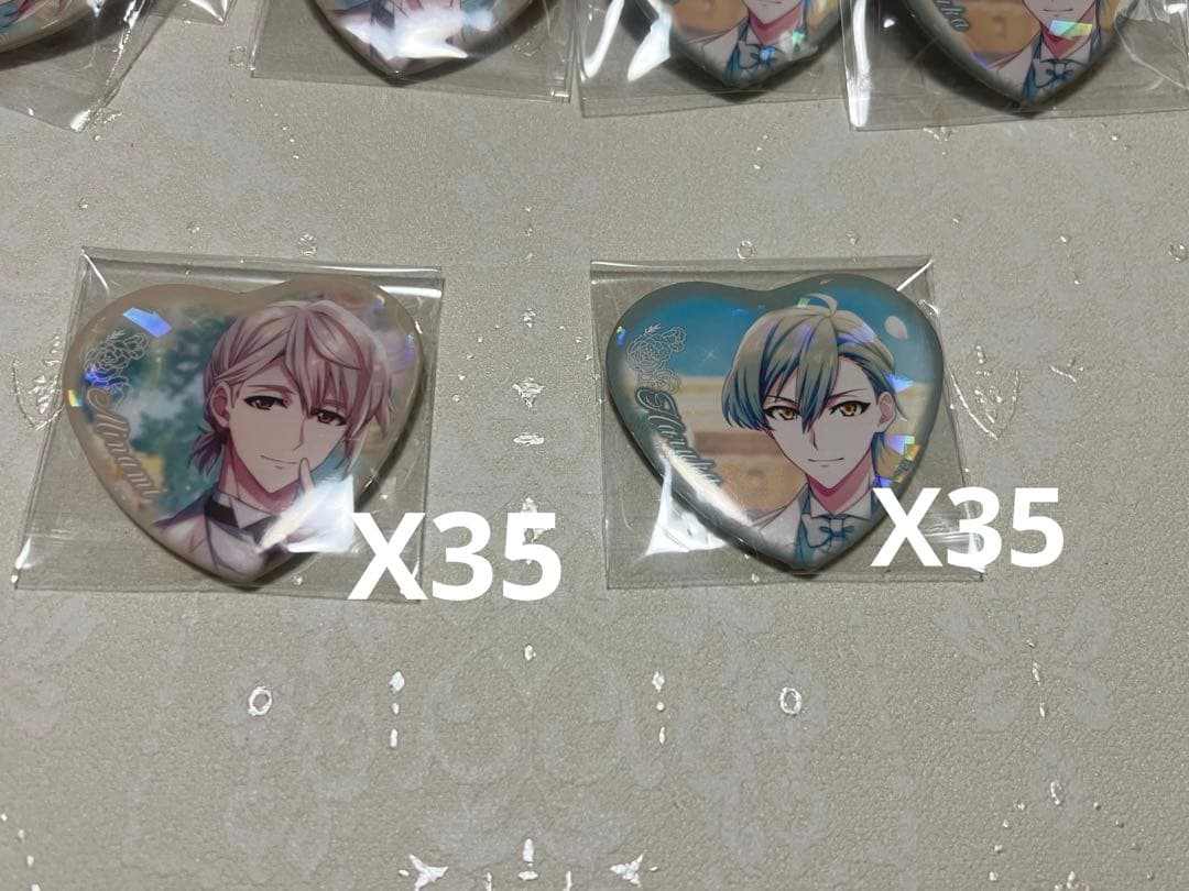 アイナナ　マリマリ　缶バッジ　巳波35個　悠35個