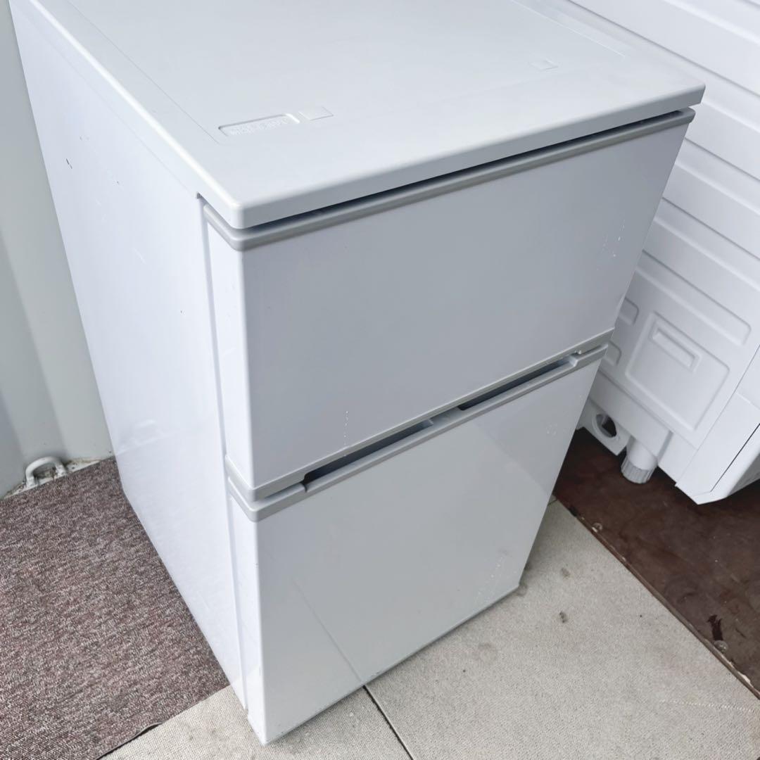 取付無料！格安早い者勝ち！コンパクトサイズ ホワイトインテリア冷蔵庫！洗濯機