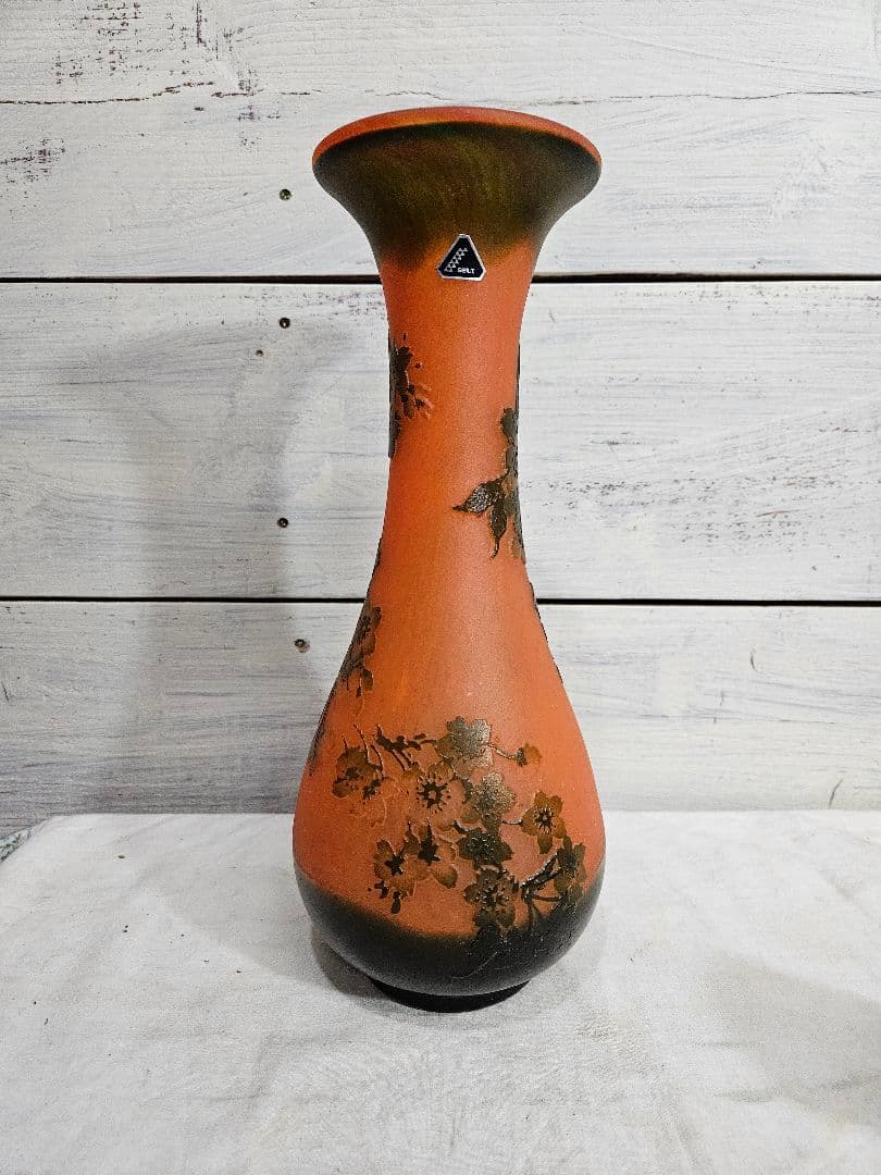 Verrerie Michel ヴェルリーミシェル 硝子の花瓶 フラワーベース