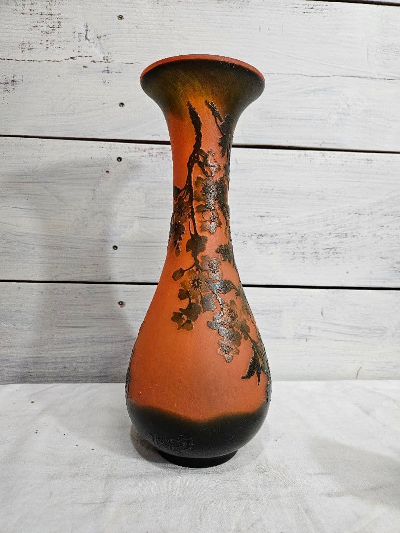 Verrerie Michel ヴェルリーミシェル 硝子の花瓶 フラワーベース