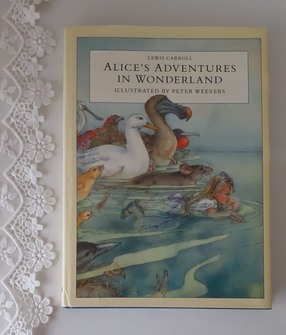 ☆サイン入りリトグラフと洋書絵本☆不思議の国のアリス