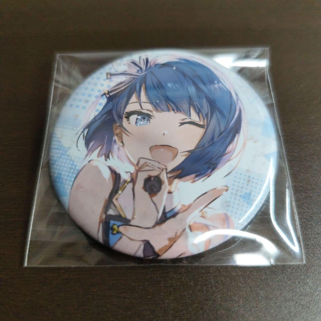 桐谷遥　セカイアルバム　缶バッジ&ブロマイド