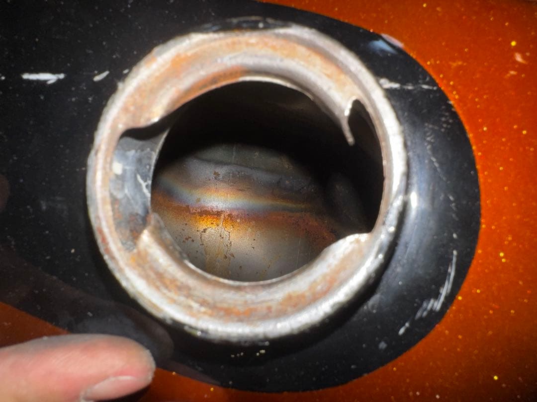 ショベルヘッド　分割タンク　コック付き