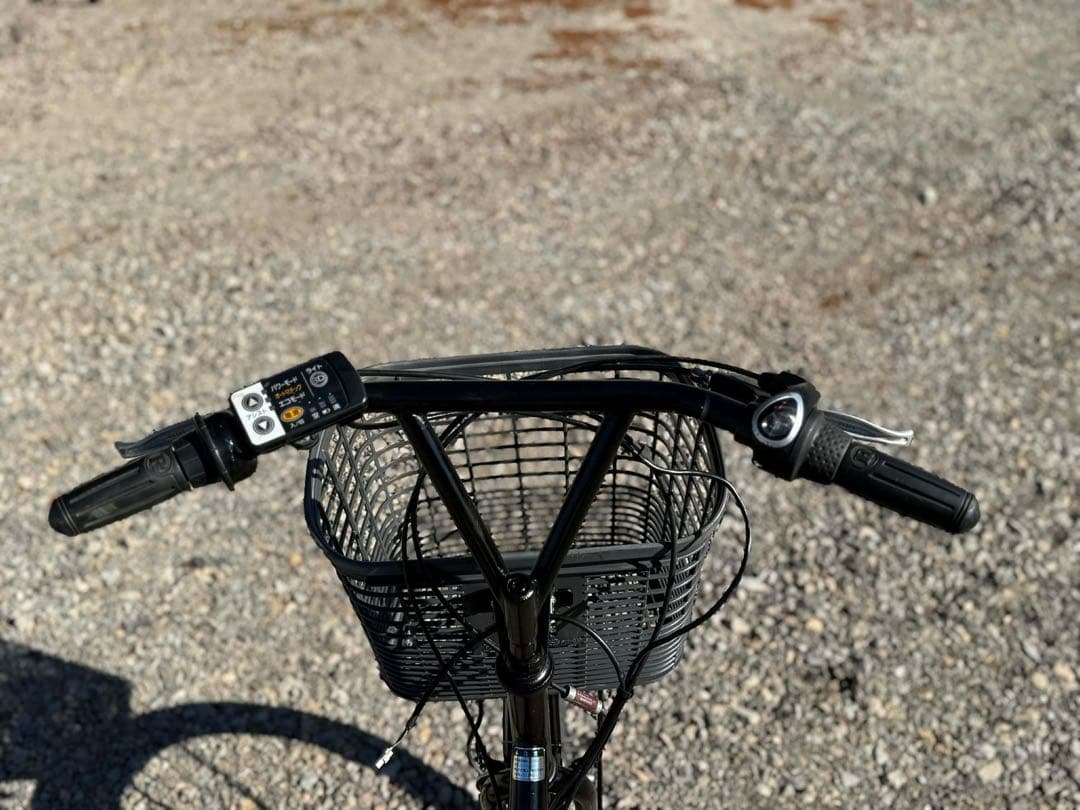 電動アシストパナソニック シティタイプ 20インチブラック／バスケット付き