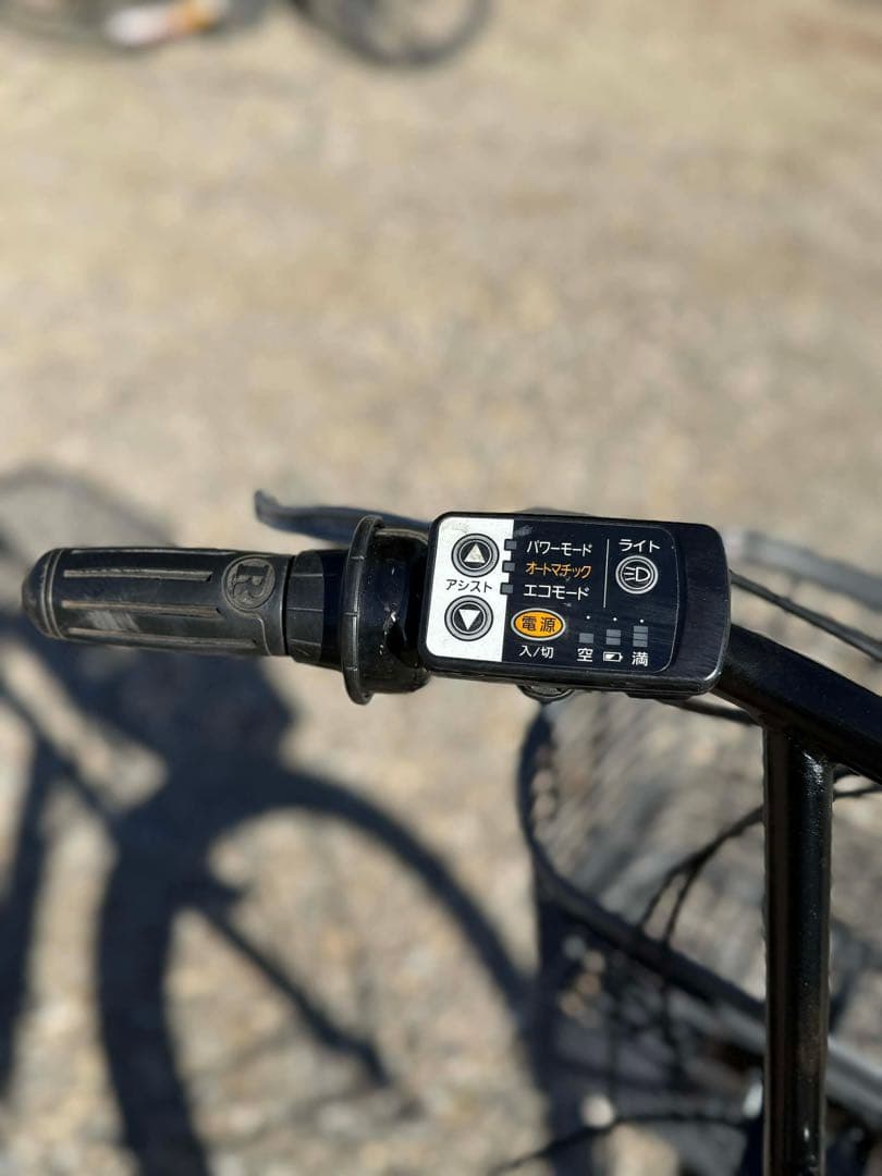 電動アシストパナソニック シティタイプ 20インチブラック／バスケット付き