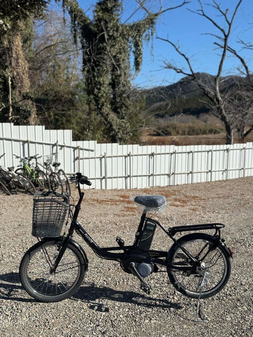 電動アシストパナソニック シティタイプ 20インチブラック／バスケット付き