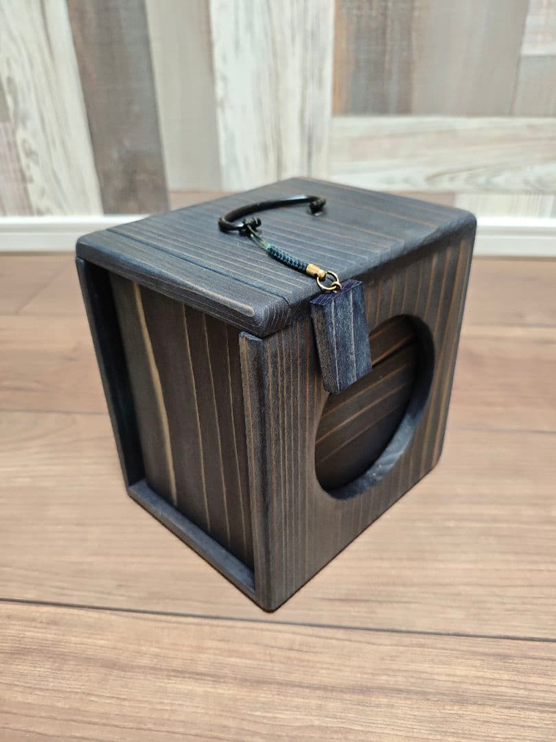 【新品未使用】藍染め 遊山箱 徳島 伝統工芸品