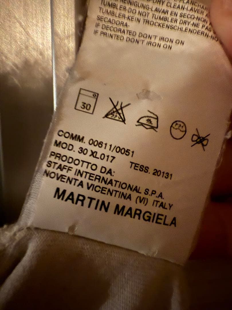 Maison Margielaメゾンマルジェラ ノースリーブTシャツタンクトップ