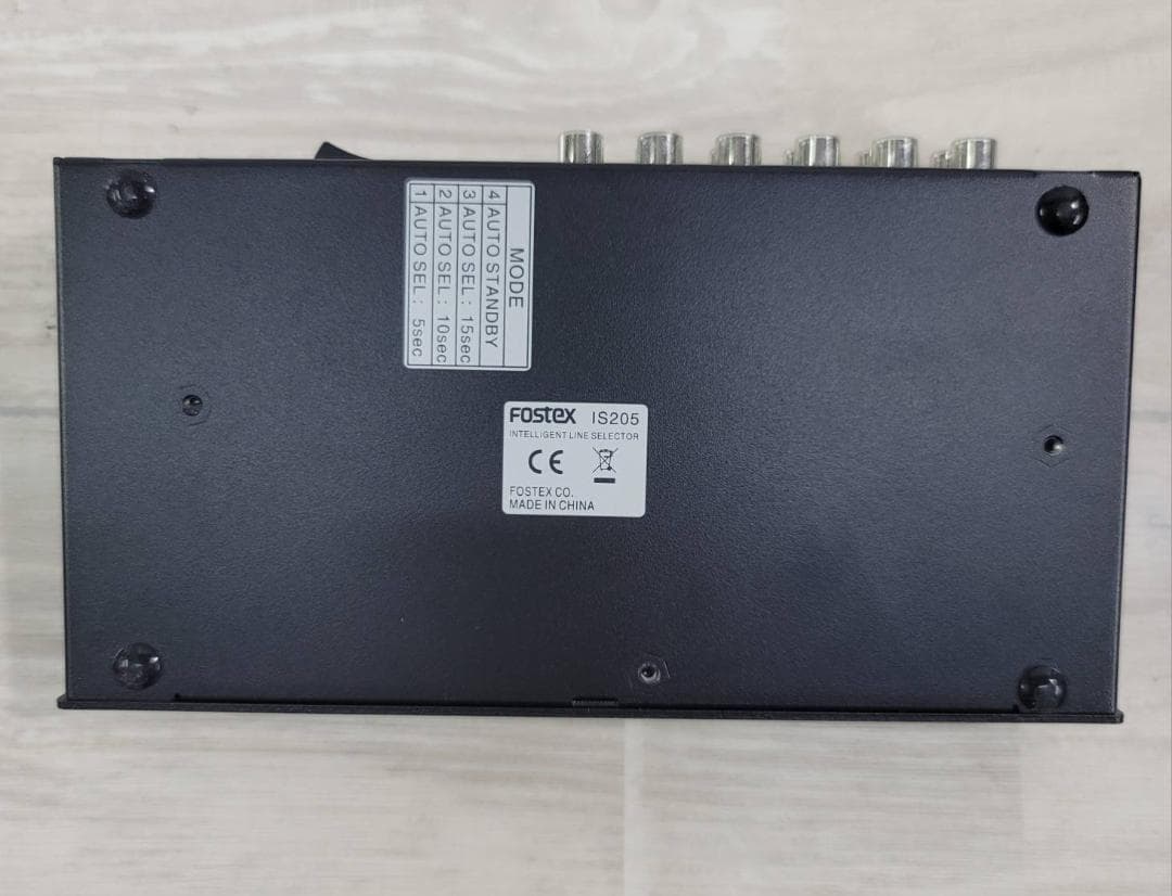 【美品】FOSTEX インテリジェント・ライン・セレクター IS205