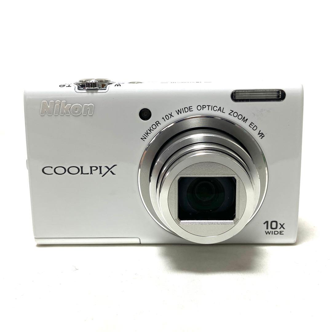 Nikon COOLPIX S6200 コンデジ ホワイト 16 メガピクセル