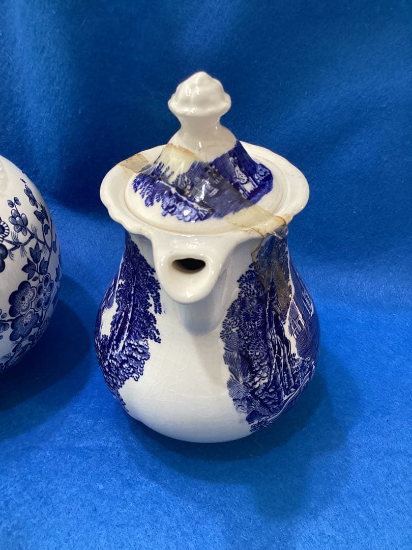 トワイニング＆メイソンズ　紅茶キャニスター　ティーポット　壷　未使用品　レトロ