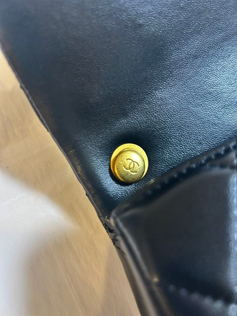 CHANEL ノベルティ ミニショルダーバッグ パールチェーン 黒