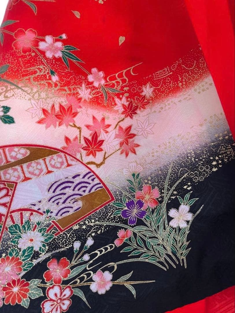 七五三　7歳　女の子　着物と小物セット