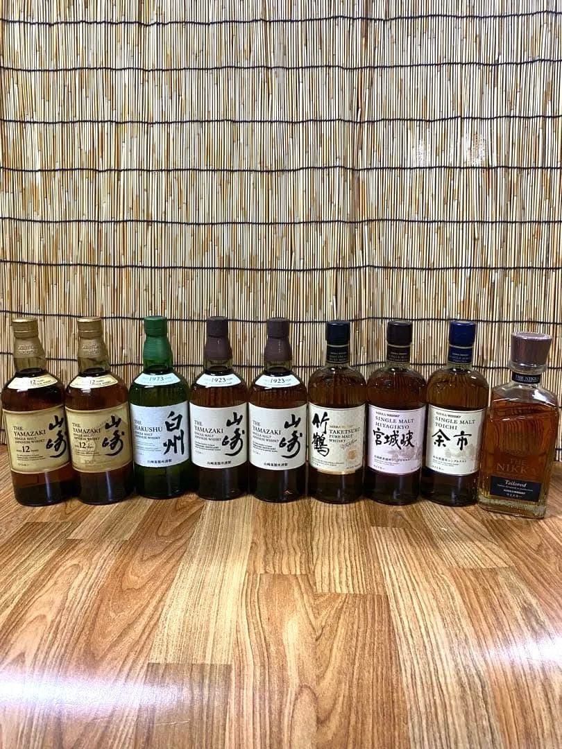 ウィスキーまとめ売り　化粧箱入り