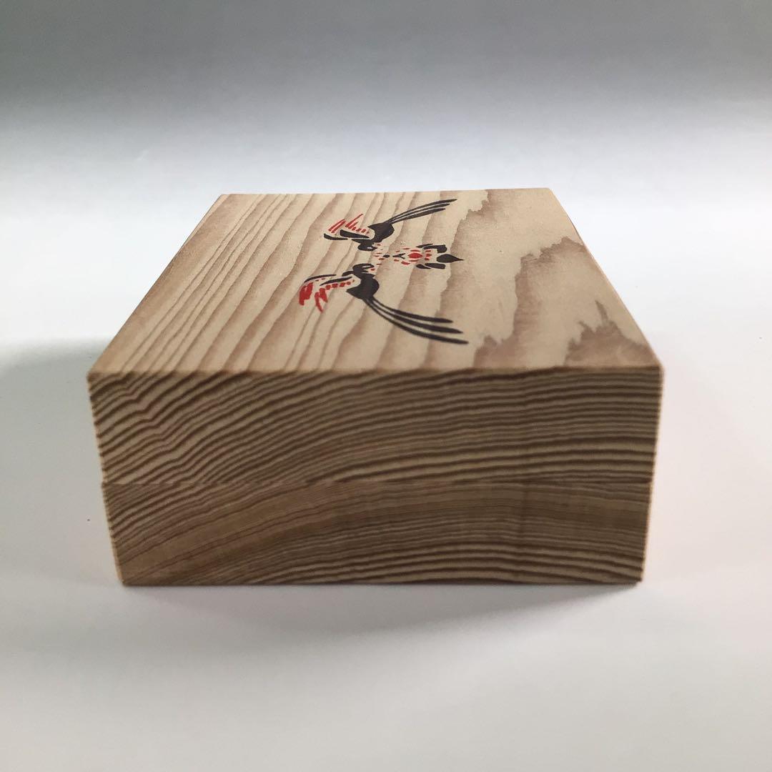 Ｒ２１１　香合　『岩木秀斎作』『東大寺　筒井寛昭　箱書』『東大寺古材香合』　共箱