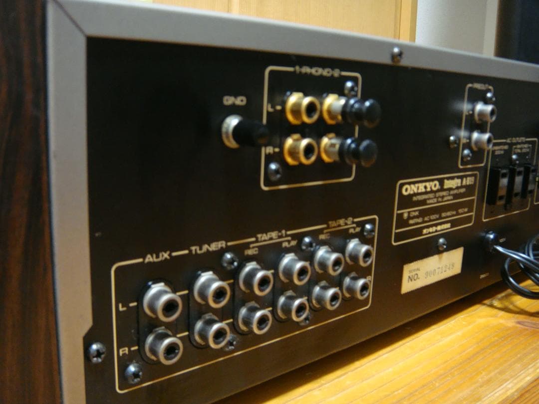 整備済 程度良 ONKYO オンキョー Integra A-819 木目パネル