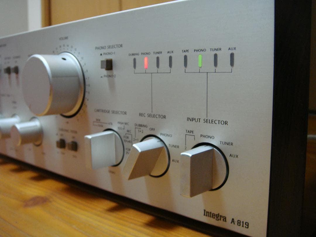 整備済 程度良 ONKYO オンキョー Integra A-819 木目パネル