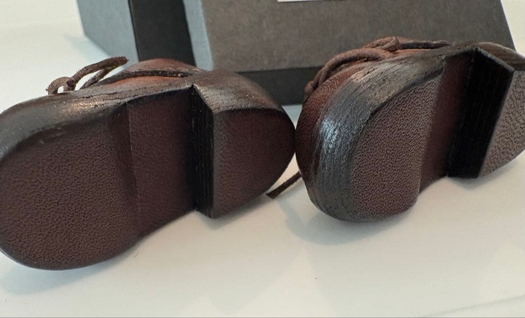 iMda3.0ドールシューズ 靴 本革 人形 ハンドメイド ヴィンテージ風 作家