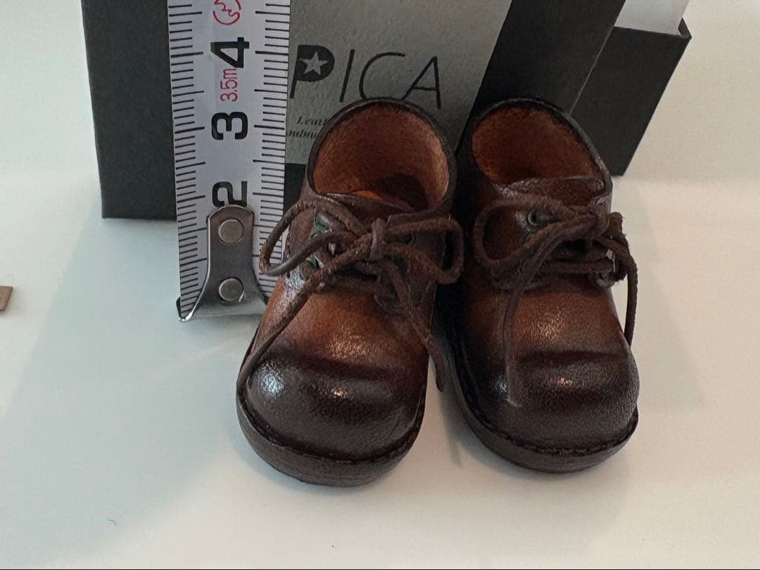 iMda3.0ドールシューズ 靴 本革 人形 ハンドメイド ヴィンテージ風 作家