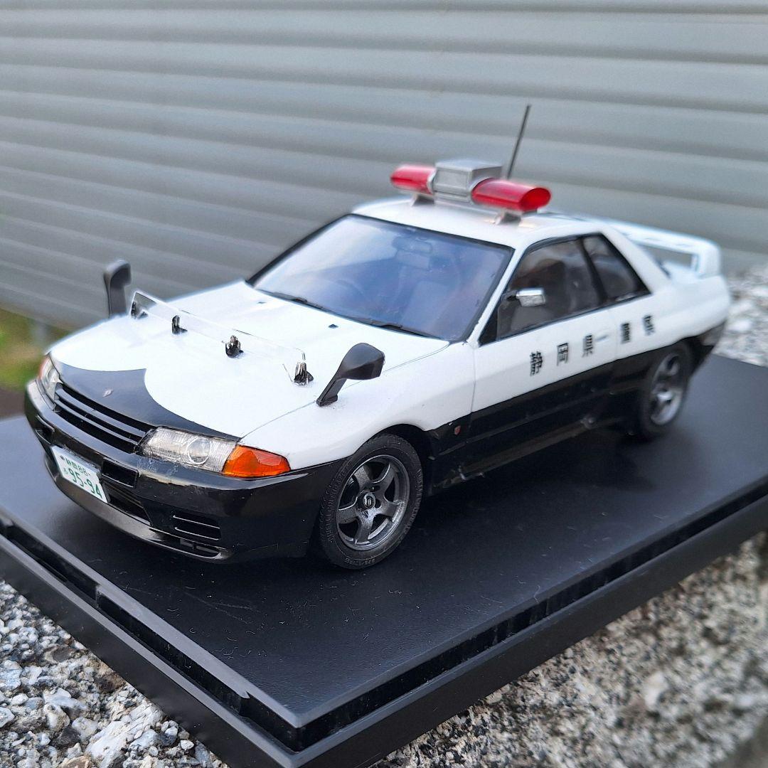 ハセガワR32GT-R パトカー アオシマR33GT-R ヴェイルサイド