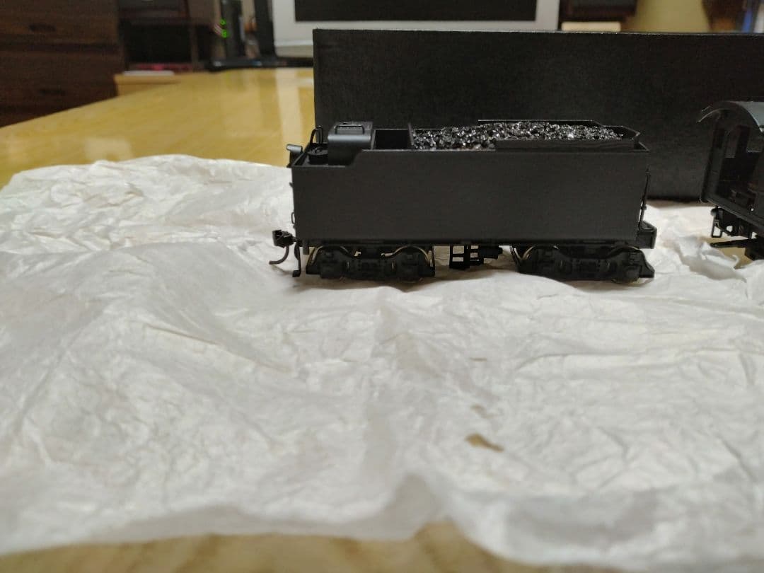 天賞堂　HOゲージ　C62形蒸気機関車　ブラスモデル　前照灯点灯化