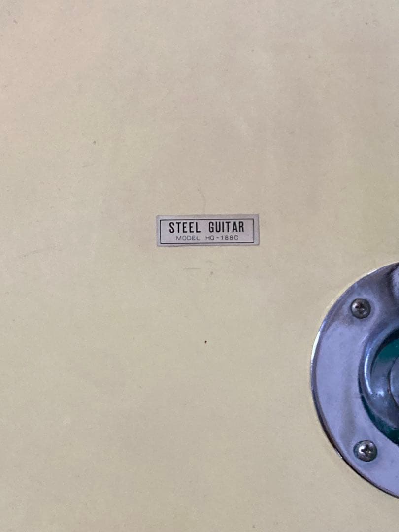 Guyatone グヤ8弦WネックスチールギターHG-188C 脚、ケース付