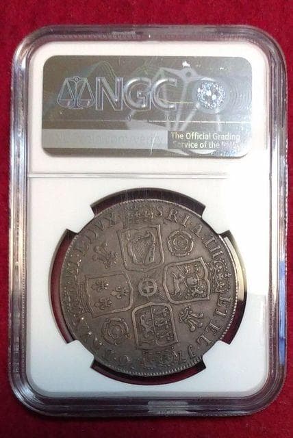 【新春セール】英国 NGC AU531716 イギリス クラウン銀貨