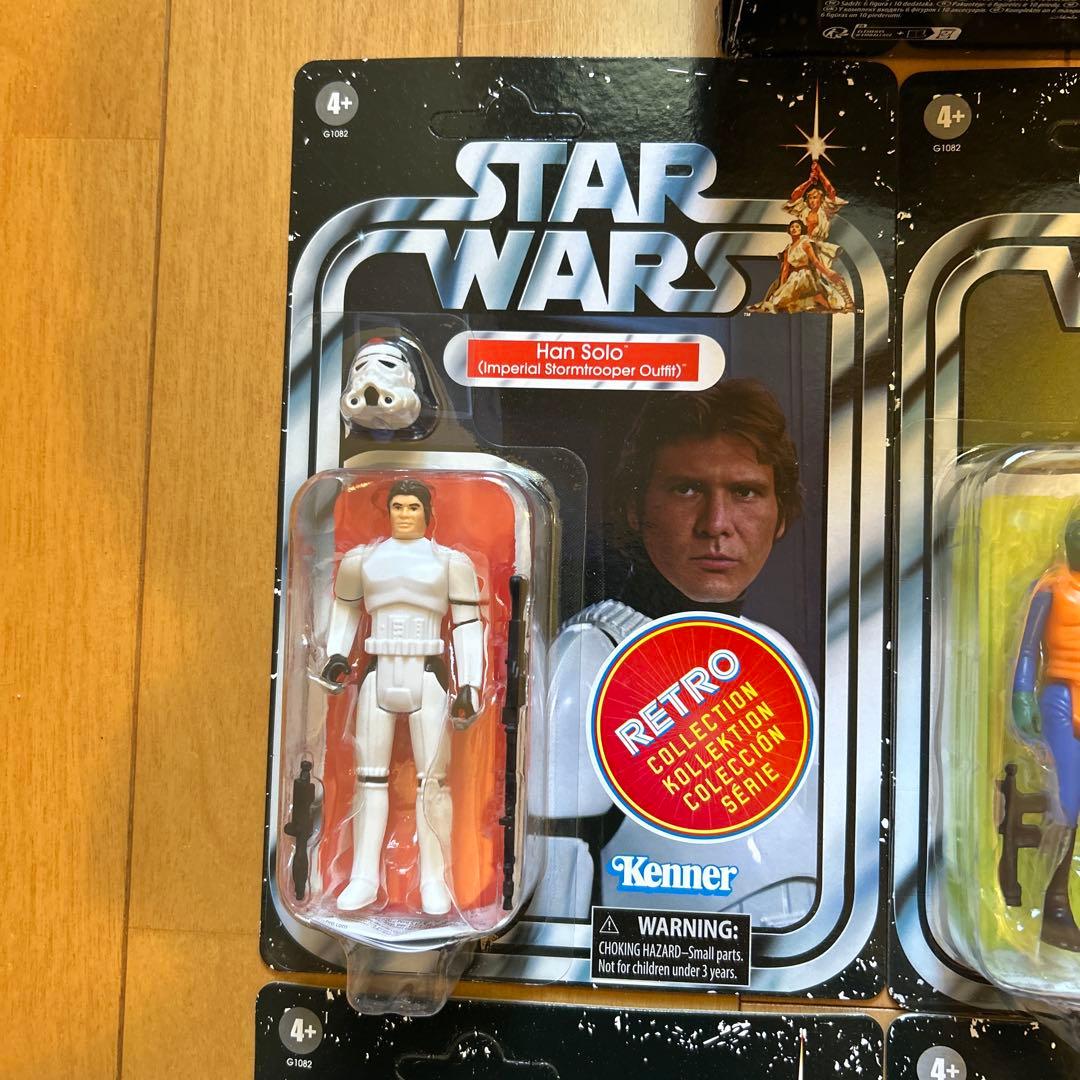 スターウォーズ レトロフィギュア 6体セット　ハンソロストームトルーパー