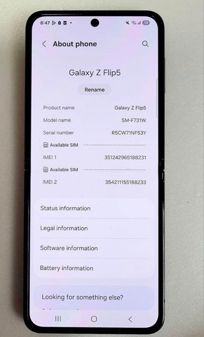 ギャラクシーAndroid Galaxy Flip 5｜256gb｜SIMフリー