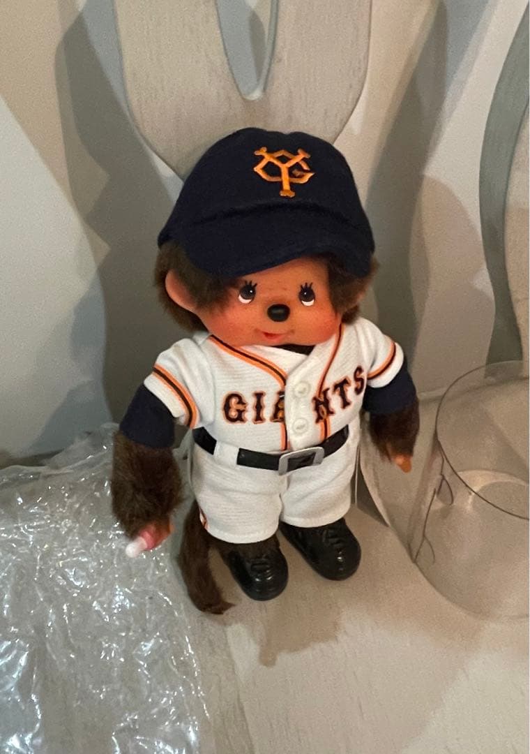モンチッチ　GIANTS 巨人 ジャイアンツ 野球　ユニフォーム 希少 レア