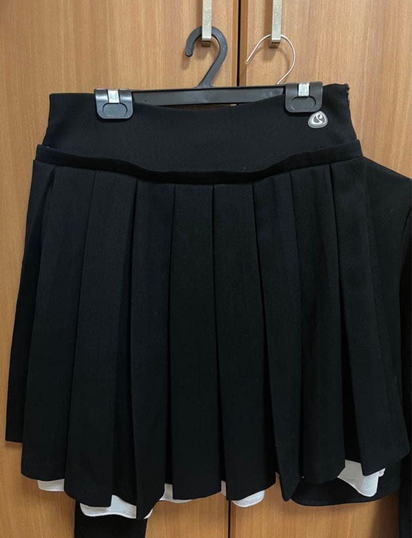 DOUBLE WAISTED PLEATS SKIRT coyseio スカート
