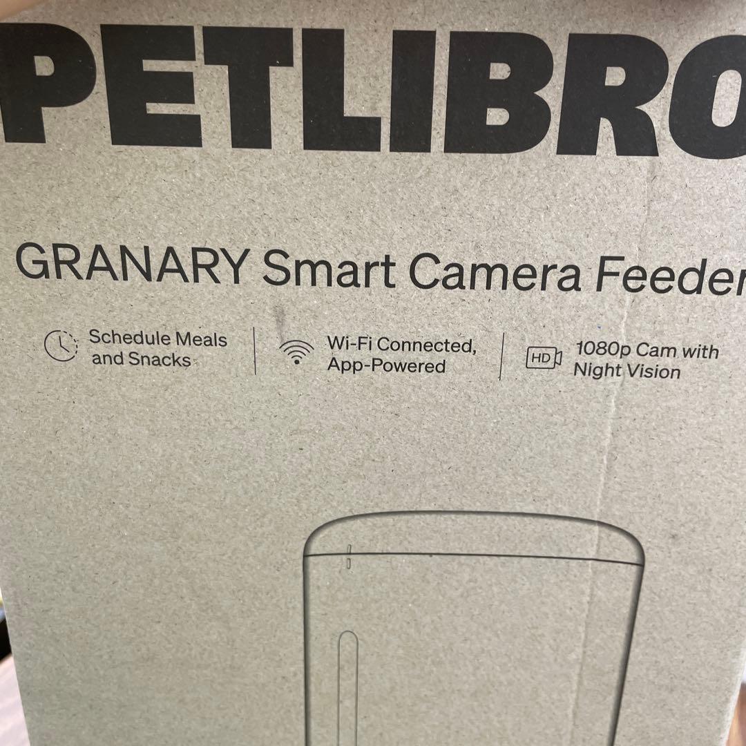 9596 PETLIBRO 自動給餌器 猫 カメラ付き 5L大容量 ホワイト