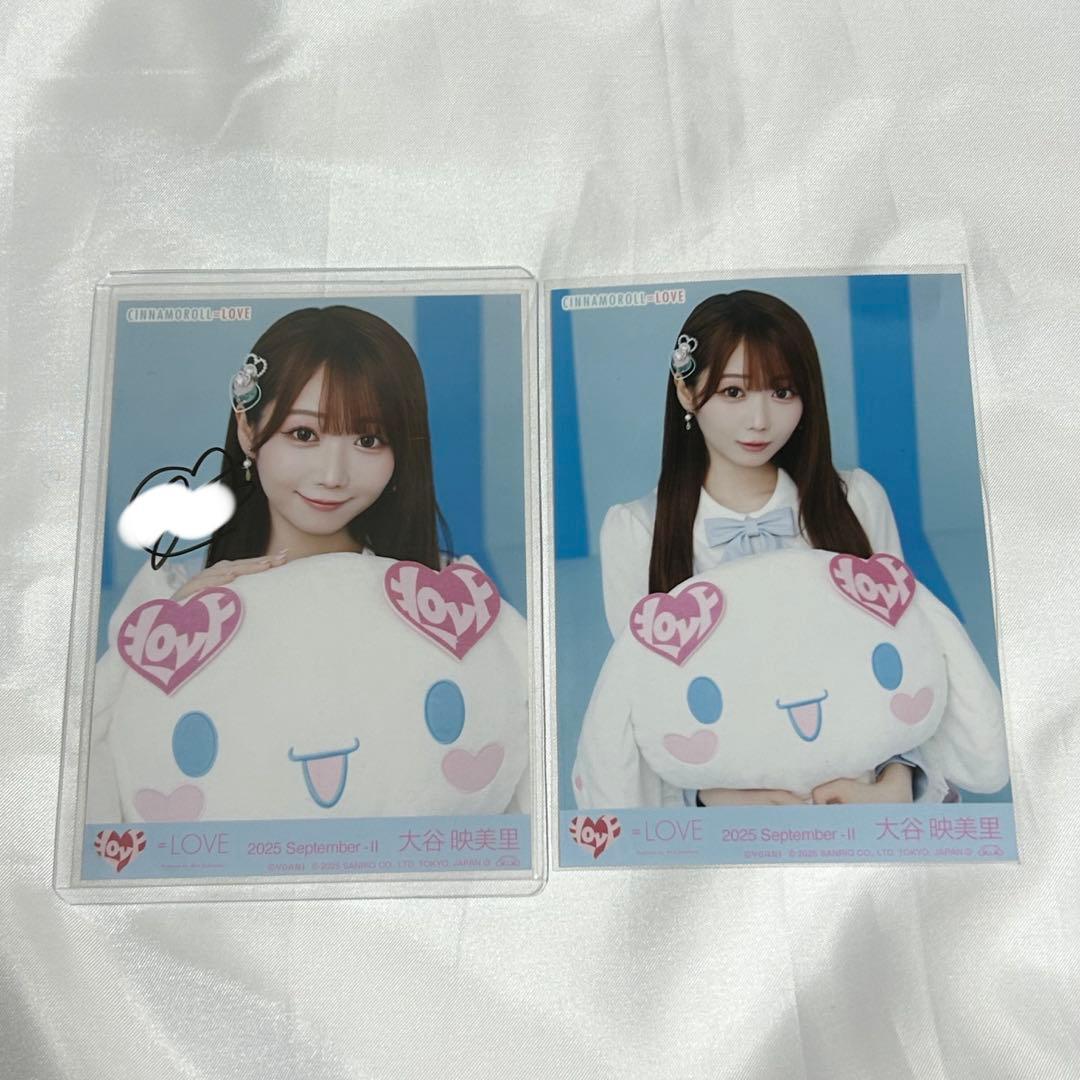 イコラブ 生写真 直筆 大谷映美里 シナモン