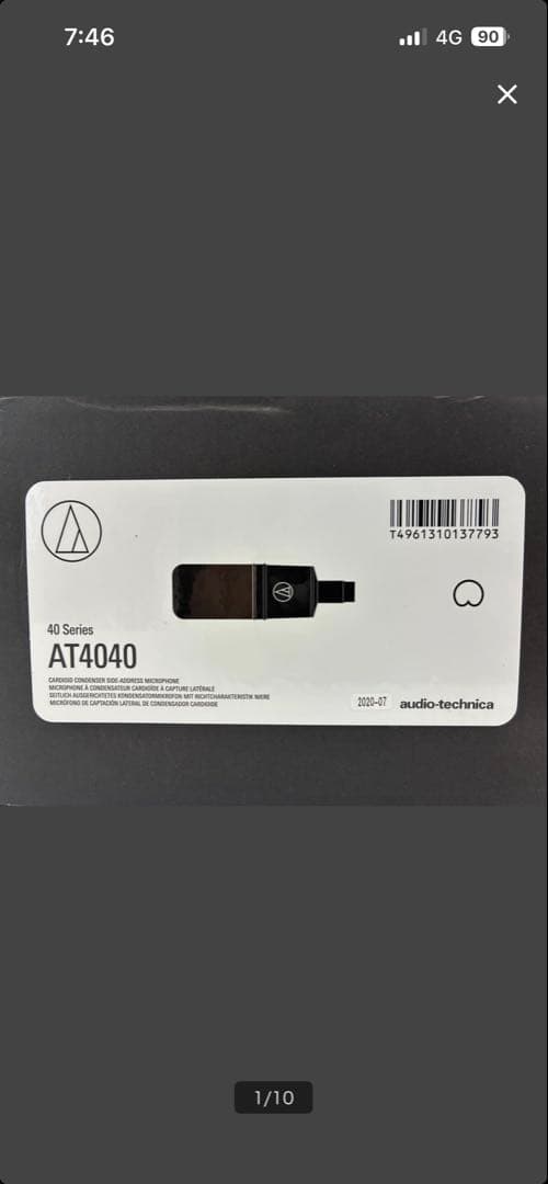 Audio-Technica AT4040 コンデンサーマイク