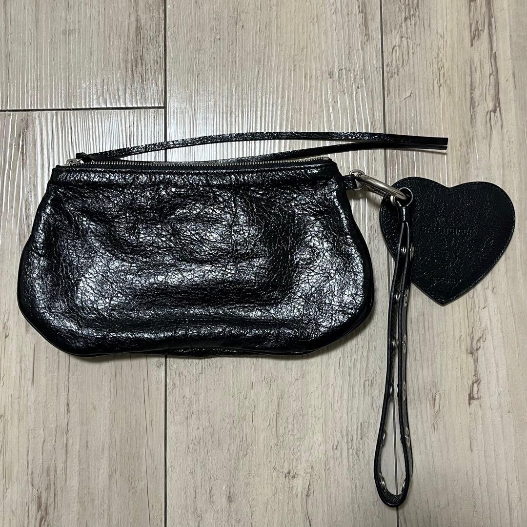 【Balenciaga】Le Cagole ミニマルチポーチ　アリーナラムスキン