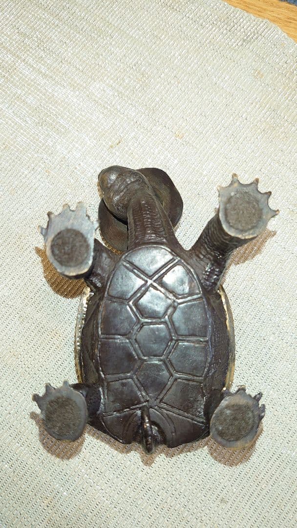 【メートランドスミス】帽子をかぶった亀の置物