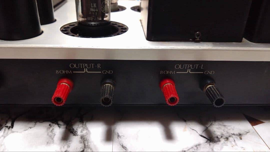 真空管式メインアンプ（キット自作品）　ジャンク出品