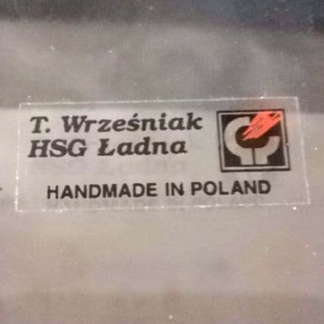 Tadeusz Wrzesniak HSG Ladnaポーランドハンドメイド花瓶