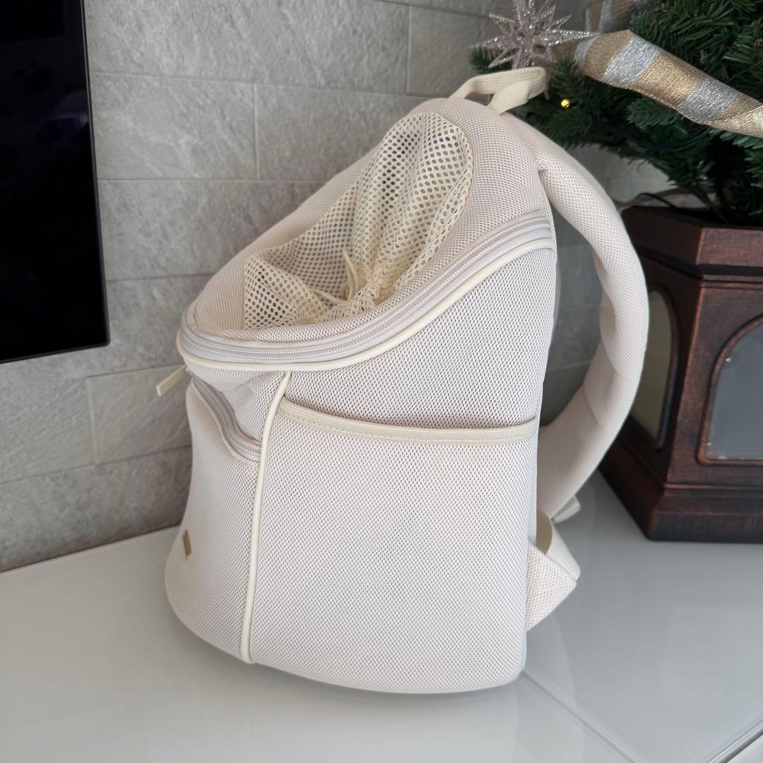 moncheri 犬用キャリーバッグ・メッシュホワイト