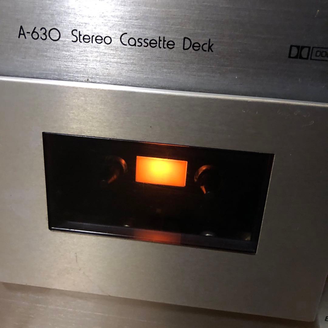 TEAC A-630 ステレオカセットデッキ テープレコーダー