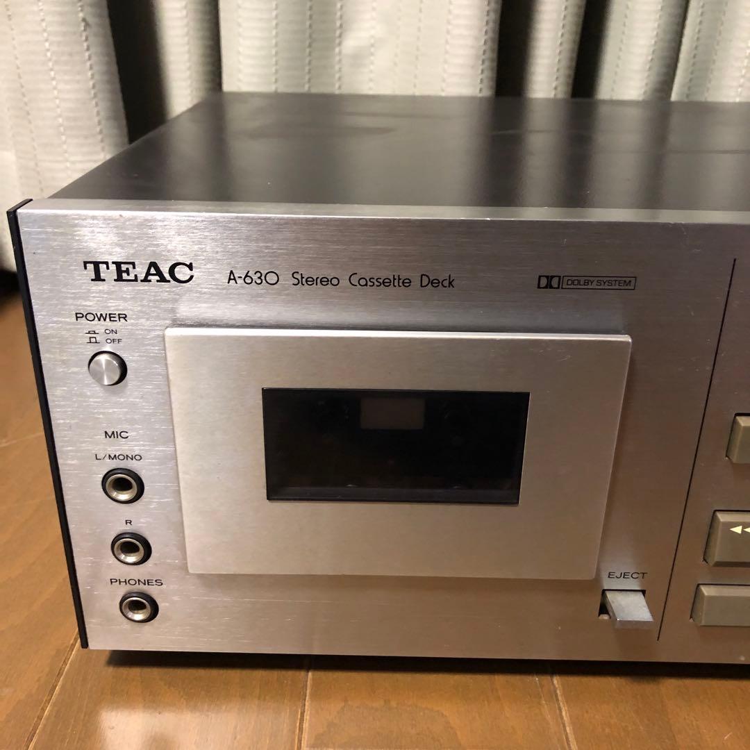 TEAC A-630 ステレオカセットデッキ テープレコーダー