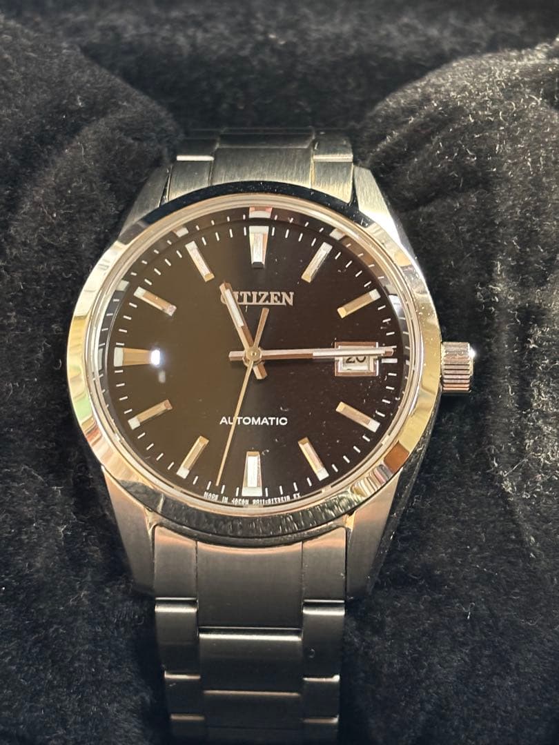 【タイガ123！・保証無し】シチズンコレクション自動巻き黒文字盤